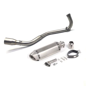 For honda grom M3 MSX 125 GROM Motorcycle exhaust muffler contact middle pipe slip-on with Escape motoo exhaust with stickers 
For honda grom M3 MSX 125 GROM Motorcycle exhaust muffler contact middle pipe slip-on with Escape motoo exhaust with stickers