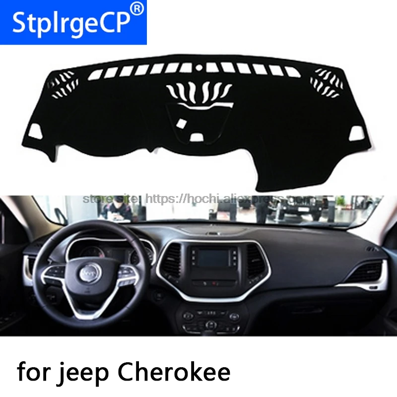 HochiTech for Jeep Cherokee dashboard mat Protective pad Shade Cushion Photophobism Pad car styling accessories | Автомобили и