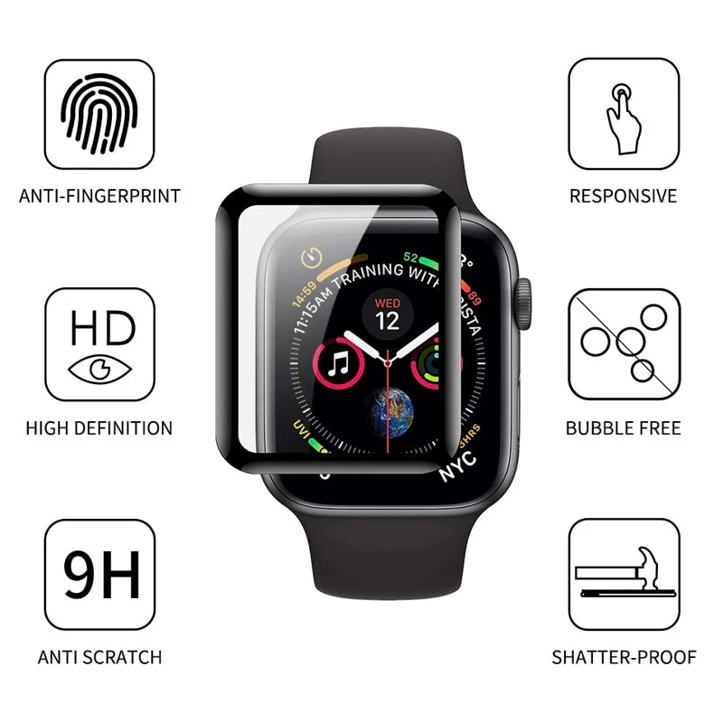 Tempered Glass Film For iWatch 38mm 42mm Screen Protector Soft Full Clear Cover for Apple Watch 4 5 40mm 44mm Not Tempered Glass
Tempered Glass Film For iWatch 38mm 42mm Screen Protector Soft Full Clear Cover for Apple Watch 4 5 40mm 44mm Not Tempered Glass