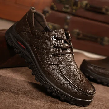 Men Genuine Leather Shoes outdoor Casual Men Loafers Shoes Comfortable Quality Flats Breathable Men Shoes Moccasins big size 48 
Men Genuine Leather Shoes outdoor Casual Men Loafers Shoes Comfortable Quality Flats Breathable Men Shoes Moccasins big size 48