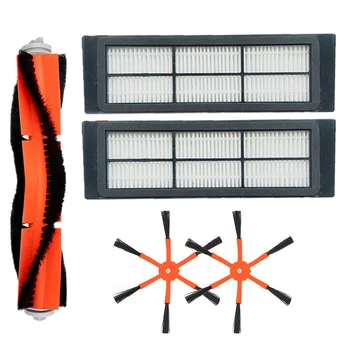 5Pcs/Set for Xiaomi/Roborock S50 S51 S55 Robot Vacuum Cleaner Parts 2Pcs Orange 6-Arms Side Brushesand Filter+Main Brush 
5Pcs/Set for Xiaomi/Roborock S50 S51 S55 Robot Vacuum Cleaner Parts 2Pcs Orange 6-Arms Side Brushesand Filter+Main Brush