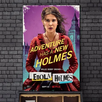 Modern TV Movie Poster 2020 Enola Holmes Comedy Silk Art Canvas Prints Film Home Decor Wall Art Pictures For Bedroom Decoration 
Modern TV Movie Poster 2020 Enola Holmes Comedy Silk Art Canvas Prints Film Home Decor Wall Art Pictures For Bedroom Decoration
