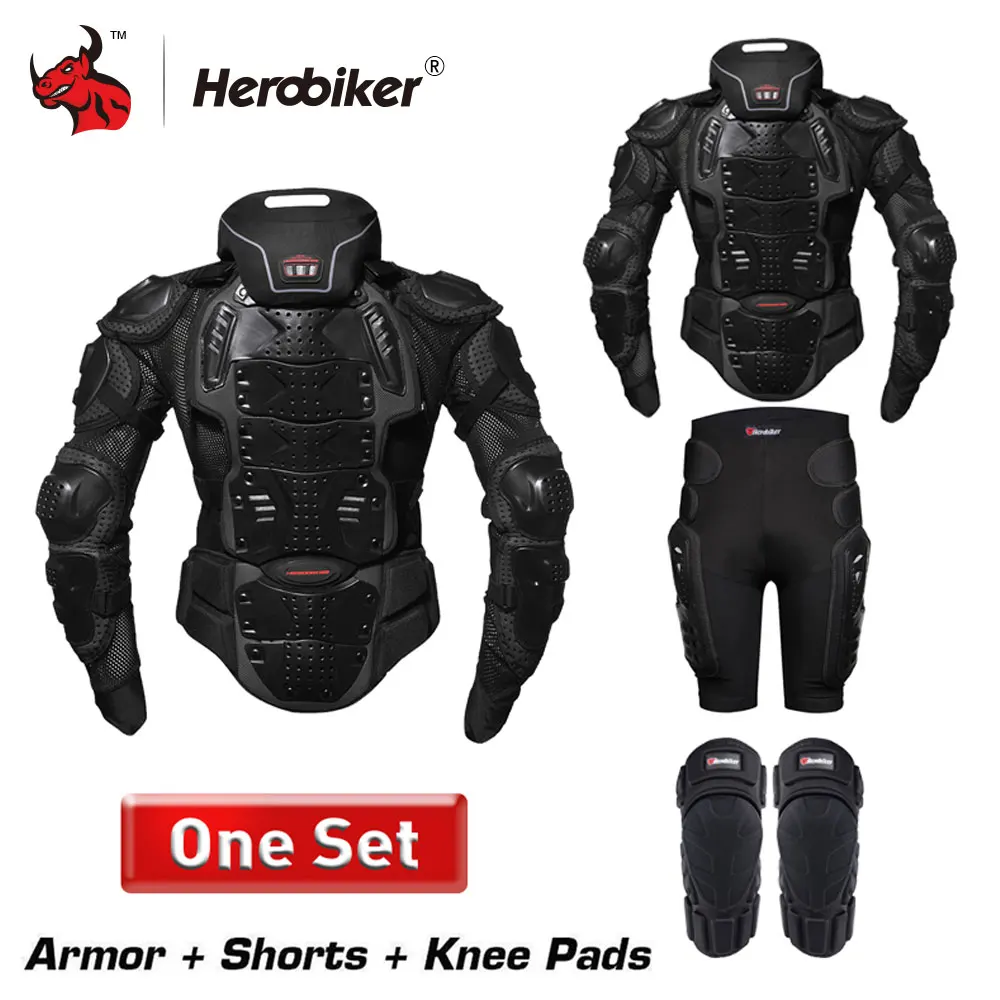 HEROBIKER Motorcycle Jackets Men Motorcycle Armor Protection Body Protective Gear Motocross Motorbike Jacket With Neck Protector
HEROBIKER Motorcycle Jackets Men Motorcycle Armor Protection Body Protective Gear Motocross Motorbike Jacket With Neck Protector
