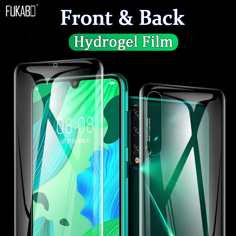 15D Front & Back Hydrogel Film For Huawei P30 Pro P20 Lite P Smart 2019 Screen Protector For Mate 20 Honor 8X 9X Pro Not Glass
15D Front & Back Hydrogel Film For Huawei P30 Pro P20 Lite P Smart 2019 Screen Protector For Mate 20 Honor 8X 9X Pro Not Glass