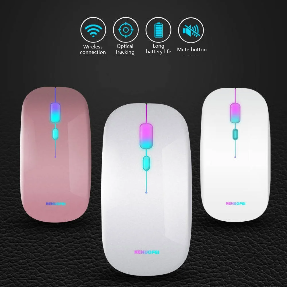 2020 2.4G Wireless USB Ergonomic LED Backlight Mute Gaming Mouse for MacBook PC K1 Rgb Ultra Thin Wireless Mouse
2020 2.4G Wireless USB Ergonomic LED Backlight Mute Gaming Mouse for MacBook PC K1 Rgb Ultra Thin Wireless Mouse
