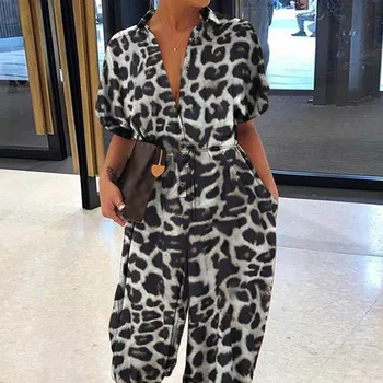 Women Leopard Tied Waist Long Sleeve Jumpsuit Rompers Fashion One Piece Overalls Casual Jumpsuits Streetwear Ropa De Mujer #G2
Women Leopard Tied Waist Long Sleeve Jumpsuit Rompers Fashion One Piece Overalls Casual Jumpsuits Streetwear Ropa De Mujer #G2