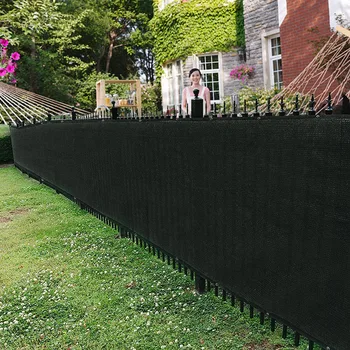 Garden Easy Install Patio Fade Resistant Outdoor Fence HDPE Balcony Heavy Duty Ventilated Mesh UV Protection Privacy Screen Deck