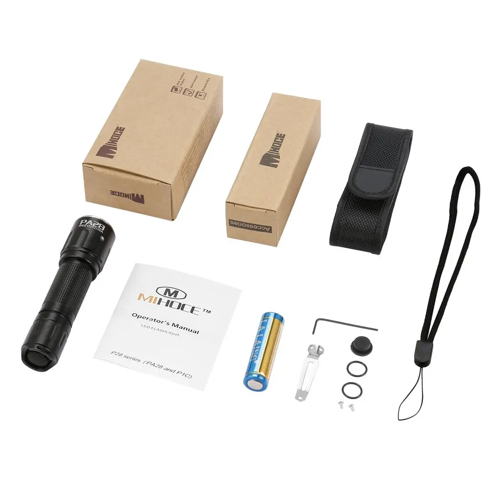 Waterproof Multi-Function LED Flashlight Tactical Torch with AA Alkaline Battery Portable for Camping Brightness Adjustable
Waterproof Multi-Function LED Flashlight Tactical Torch with AA Alkaline Battery Portable for Camping Brightness Adjustable
