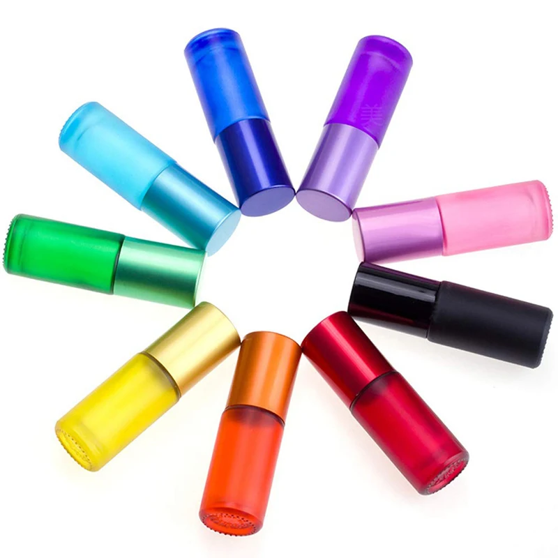 10pcs 5ml Essential Oil Perfume Frosted Roller Glass Bottles Mist Container Portable Travel Refillable Roll On Bottle
10pcs 5ml Essential Oil Perfume Frosted Roller Glass Bottles Mist Container Portable Travel Refillable Roll On Bottle