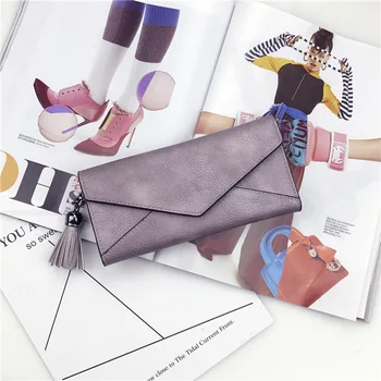 Women Wallets And Purses Leather Wallet Female Long Envelope Purse Handy Women Money Bag New High Quality Clamp For Money Clutch
Women Wallets And Purses Leather Wallet Female Long Envelope Purse Handy Women Money Bag New High Quality Clamp For Money Clutch