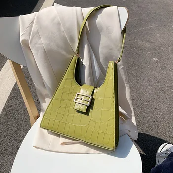 Ladies New Fashion Trapezoid Shoulder Bag Crocodile Pattern Wild Niche Armpit Bag Luxury Brand Design Handbag Celebrity Bags
Ladies New Fashion Trapezoid Shoulder Bag Crocodile Pattern Wild Niche Armpit Bag Luxury Brand Design Handbag Celebrity Bags