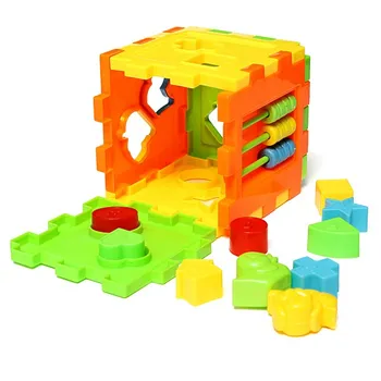 JIMITU Colorful Baby Block Toys Plastic Children's Educational Toy Box Shape Geometry Matching Blocks Funny Gift For Children
JIMITU Colorful Baby Block Toys Plastic Children's Educational Toy Box Shape Geometry Matching Blocks Funny Gift For Children