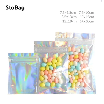 StoBag 20pcs Iridescent Zip lock Bags Food Candy Packaging Storage Makeup Pouches Cosmetic Plastic Bags Event Party
StoBag 20pcs Iridescent Zip lock Bags Food Candy Packaging Storage Makeup Pouches Cosmetic Plastic Bags Event Party