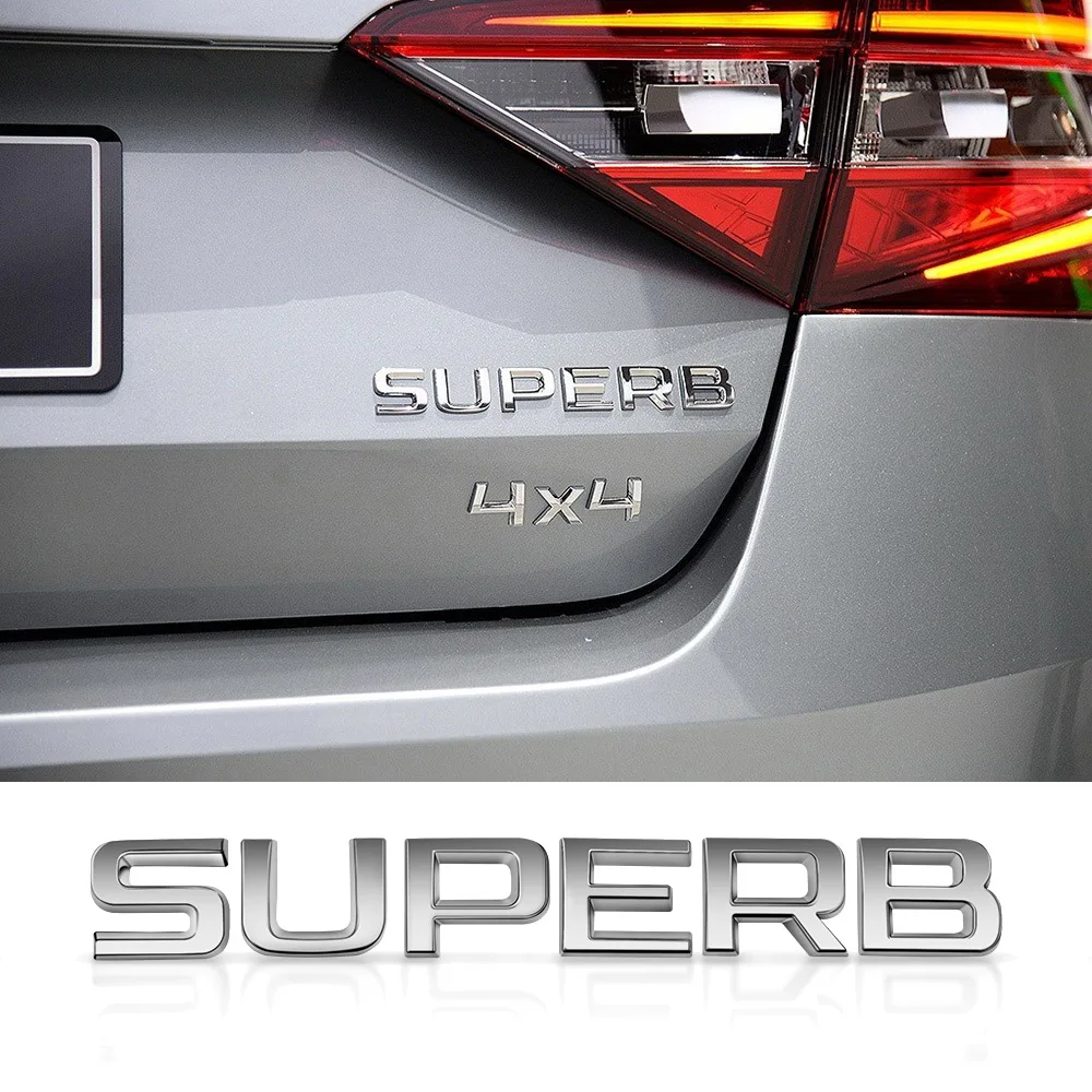 SUPERB OCTAVIA Nameplate Letters Sticker For SKODA OCTAVIA SUPERB Tail Trunk Logo Replacement ABS 3D Decals Car Tuning
SUPERB OCTAVIA Nameplate Letters Sticker For SKODA OCTAVIA SUPERB Tail Trunk Logo Replacement ABS 3D Decals Car Tuning