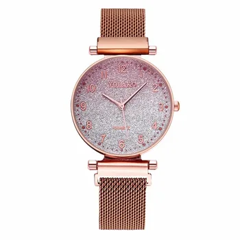 YOLAKO Luxury Women Watches Magnetic Starry Sky Watch Women Quartz Wristwatch Female Clock reloj mujer relogio feminino
YOLAKO Luxury Women Watches Magnetic Starry Sky Watch Women Quartz Wristwatch Female Clock reloj mujer relogio feminino