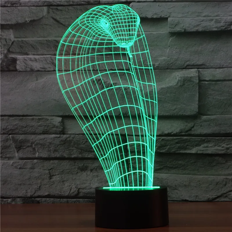 2019 Foreign Trade New Style Cobra 3D Lamp Creative Gifts Table Lamp LED Touch Colorful Gradient Small Night Lamp
2019 Foreign Trade New Style Cobra 3D Lamp Creative Gifts Table Lamp LED Touch Colorful Gradient Small Night Lamp