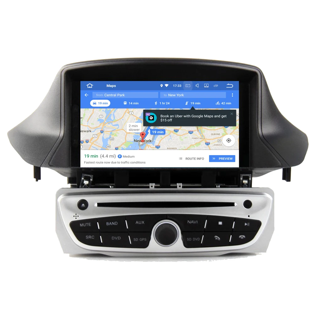 Автомобильный мультимедийный плеер RoverOne S200 Android 8 0 для Renault Megane III 3 Fluence Авторадио