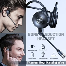 VTIN Wireless Bluetooth Headphone 5.0 Bone Conduction Headset with Detachable Mic Sports Ear Hook Headphone for PC Cellphone
VTIN Wireless Bluetooth Headphone 5.0 Bone Conduction Headset with Detachable Mic Sports Ear Hook Headphone for PC Cellphone