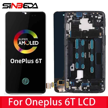 100% AMOLED 6.41''LCD For OnePlus 6T LCD Display Touch Screen Digitizer Assemble Frame For Oneplus 6T A6010 A6013 LCD Display
100% AMOLED 6.41''LCD For OnePlus 6T LCD Display Touch Screen Digitizer Assemble Frame For Oneplus 6T A6010 A6013 LCD Display