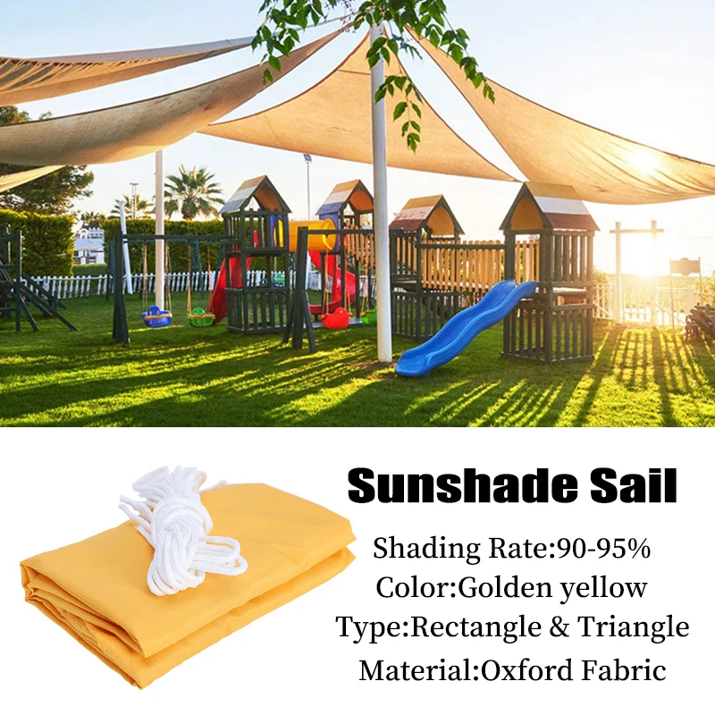 

Outdoor Awning Waterproof Sun Shade Sail Anti-UV Garden Gazebo Patio Sun Shelter Camping Tent Beach Pool Canopy Shading Rate 95%