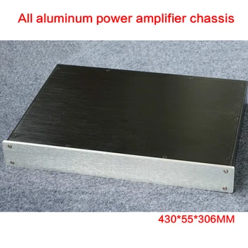 DIY All-aluminum Power Amplifier Chassis Preamp Case DAC Shell Audio Box Amplifier Enclosure Power Shell 430*55*306MM
DIY All-aluminum Power Amplifier Chassis Preamp Case DAC Shell Audio Box Amplifier Enclosure Power Shell 430*55*306MM