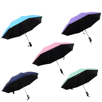 8 Rib Fully Automatic Umbrella Men and Women 3 Folding Windproof Car Sunny and Rain Men's Anti Rain Reverse Inverted Umbrellas
8 Rib Fully Automatic Umbrella Men and Women 3 Folding Windproof Car Sunny and Rain Men's Anti Rain Reverse Inverted Umbrellas