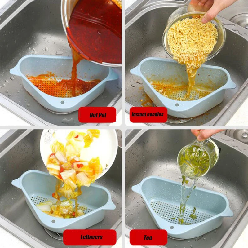 Kitchen Tool Triangular Sink Strainer Drain Vegetable Fruit Drainer Basket Suction Cup Sponge Rack Storage ToolSink Filter Shelf
Kitchen Tool Triangular Sink Strainer Drain Vegetable Fruit Drainer Basket Suction Cup Sponge Rack Storage ToolSink Filter Shelf