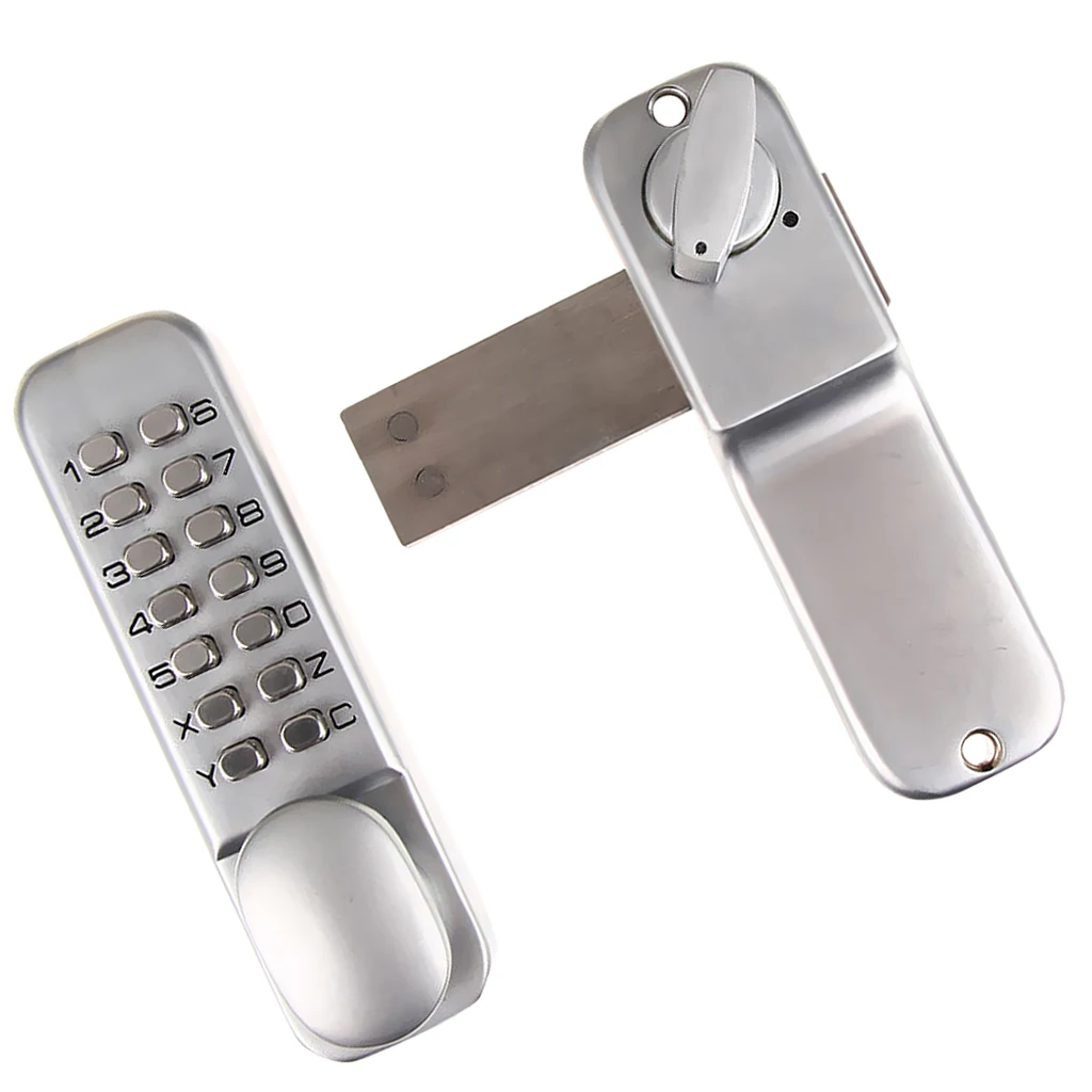 Modern Digital Push Button Door Lock Pad Code Combination Access Keyless Latch Bolt Security Entry Modern Digital Push Button Door Lock Pad Code Combination Access Keyless Latch Bolt Security Entry