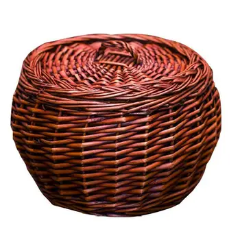 Pastoral woven wicker rattan eggs baskets with lid natural wicker rattan basket lagre tray handmade Kitchen Storage Organization
Pastoral woven wicker rattan eggs baskets with lid natural wicker rattan basket lagre tray handmade Kitchen Storage Organization