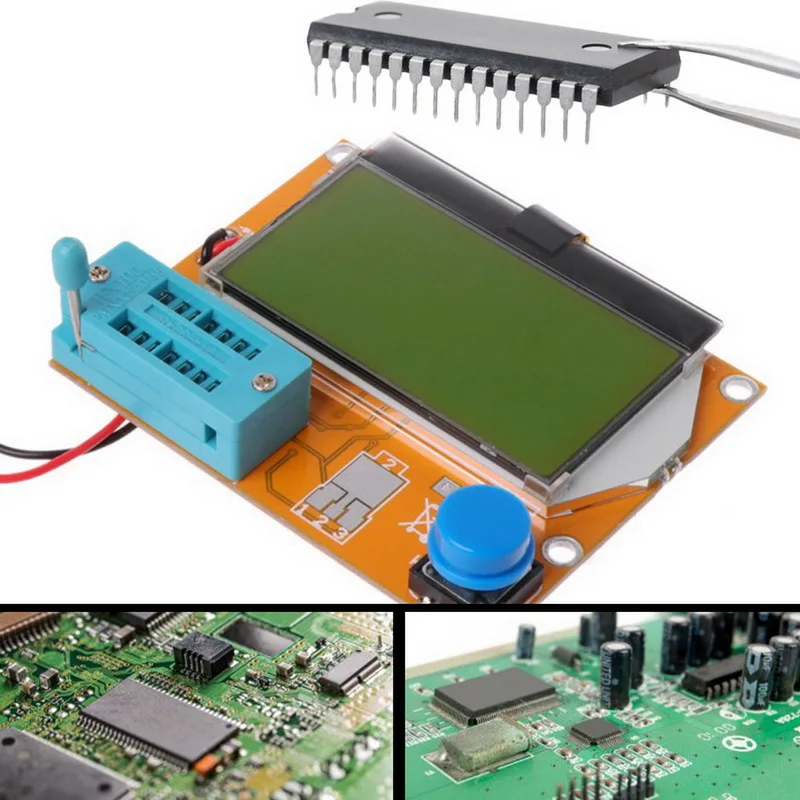 ESR Meter Mega328 Transistor Tester Digital V2.68 ESR-T4 Diode Triode Capacitance MOS/PNP/NPN LCR 12864 LCD Screen Tester
ESR Meter Mega328 Transistor Tester Digital V2.68 ESR-T4 Diode Triode Capacitance MOS/PNP/NPN LCR 12864 LCD Screen Tester