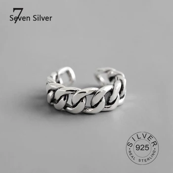Real 925 sterling silver finger rings for women hollow out chain Trendy fine Jewelry Large Adjustable Antique Rings Anillos
Real 925 sterling silver finger rings for women hollow out chain Trendy fine Jewelry Large Adjustable Antique Rings Anillos