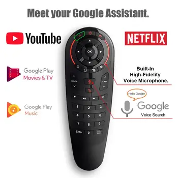 Voice Remote Control 2.4G Wireless Keyboard Air Mouse with Gyros for Android TV Box HTPC Computer 18 Keys Smart Remote
Voice Remote Control 2.4G Wireless Keyboard Air Mouse with Gyros for Android TV Box HTPC Computer 18 Keys Smart Remote