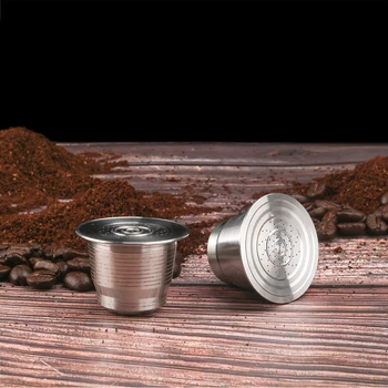 ICafilasSVIP Stainless Steel For Nespresso Reusable Capsule with Press coffee Tamper Refillable Inoxidable Coffee Pod Filters
ICafilasSVIP Stainless Steel For Nespresso Reusable Capsule with Press coffee Tamper Refillable Inoxidable Coffee Pod Filters