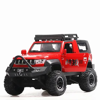 War Wolf 3 Toy Car Alloy Model Car Big Foot Modified Car Model 1:32 Sound and Light Off-road Vehicle Children Alloy Car Model
War Wolf 3 Toy Car Alloy Model Car Big Foot Modified Car Model 1:32 Sound and Light Off-road Vehicle Children Alloy Car Model