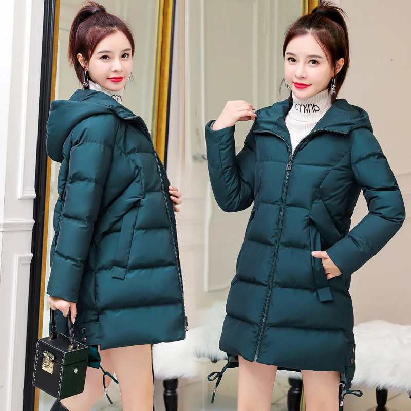 Cotton Coat Women's 2019 Autumn & Winter New Style Korean-style Cotton-padded Clothes Mid-length Thick Loose-Fit Elegant Cotton-
Cotton Coat Women's 2019 Autumn & Winter New Style Korean-style Cotton-padded Clothes Mid-length Thick Loose-Fit Elegant Cotton-