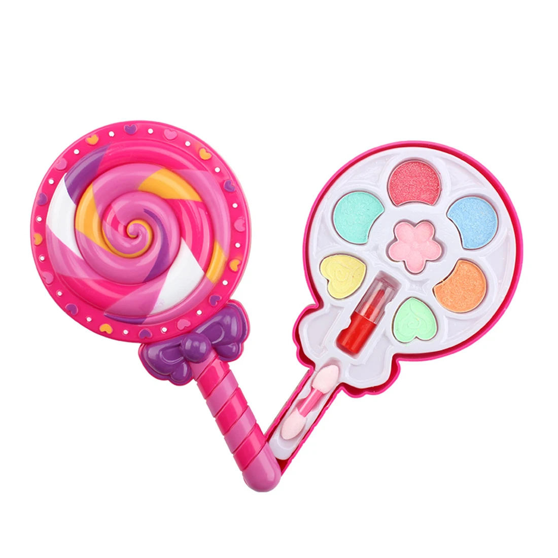 9Pcs Kids Cosmetics Set Washable Makeup Kit Pretend Makeup Set with Spinning Lollipop Box for Girls
9Pcs Kids Cosmetics Set Washable Makeup Kit Pretend Makeup Set with Spinning Lollipop Box for Girls
