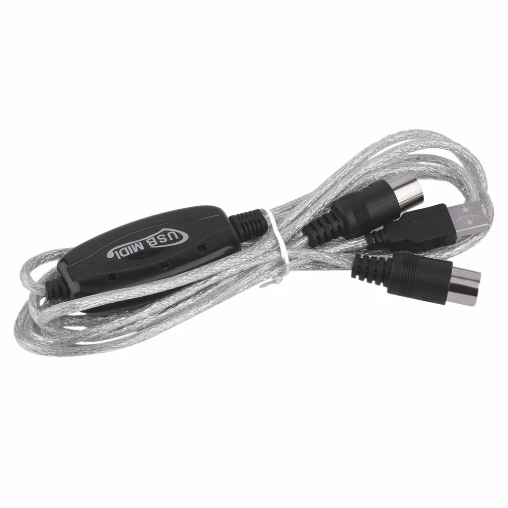 2M Keyboard to PC USB MIDI Cable Converter PC to Music Keyboard Cord USB IN-OUT MIDI Interface Black dropshipping
2M Keyboard to PC USB MIDI Cable Converter PC to Music Keyboard Cord USB IN-OUT MIDI Interface Black dropshipping
