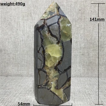 Natural septarium Quartz Crystal Point Home Furnishing Decoration Stone Gift Rod Column Wand Tower
Natural septarium Quartz Crystal Point Home Furnishing Decoration Stone Gift Rod Column Wand Tower