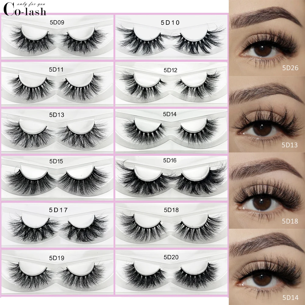 

Co-Lash Eyelashes 3D Mink Lashes Handmade Full Strip Lashes Cruelty Free Luxury Mink Eyelashes Makeup Lash maquiagem faux cils