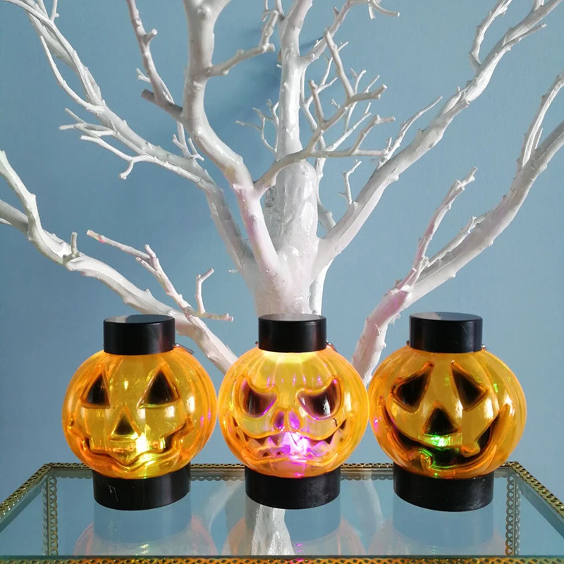 Pumpkin Light Lantern LED Halloween Home Electronic Best Gift Skull Flameless Party Lamp Colorful Wedding Flickering Battery
Pumpkin Light Lantern LED Halloween Home Electronic Best Gift Skull Flameless Party Lamp Colorful Wedding Flickering Battery