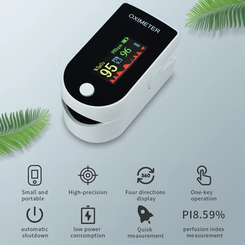 BT Version Household OLED Display Finger Oximeter Pulse Rate Perfusion Index SPO2 Blood-oxygen Data 4in1 Measurement Device
BT Version Household OLED Display Finger Oximeter Pulse Rate Perfusion Index SPO2 Blood-oxygen Data 4in1 Measurement Device