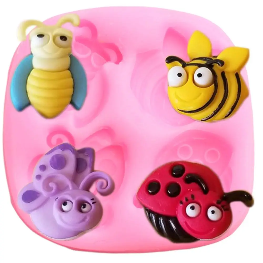 Insect Silicone Molds Bee Butterfly Bugs Cupcake Topper Fondant Cake Decorating Tools Polymer Clay Candy Chocolate Gumpaste Mold
Insect Silicone Molds Bee Butterfly Bugs Cupcake Topper Fondant Cake Decorating Tools Polymer Clay Candy Chocolate Gumpaste Mold