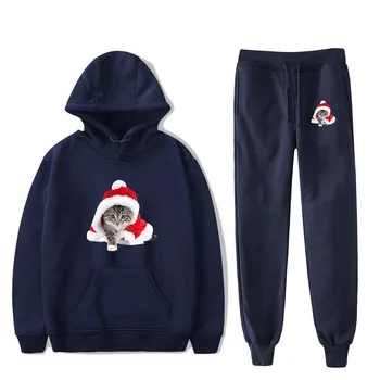 Fashion Merry Christmas Cute Long-sleeved Hooded Sweatshirts Suit Christmas 2Pcs Women/Men Tracksuit Hoodies +Pants Wear Suit
Fashion Merry Christmas Cute Long-sleeved Hooded Sweatshirts Suit Christmas 2Pcs Women/Men Tracksuit Hoodies +Pants Wear Suit