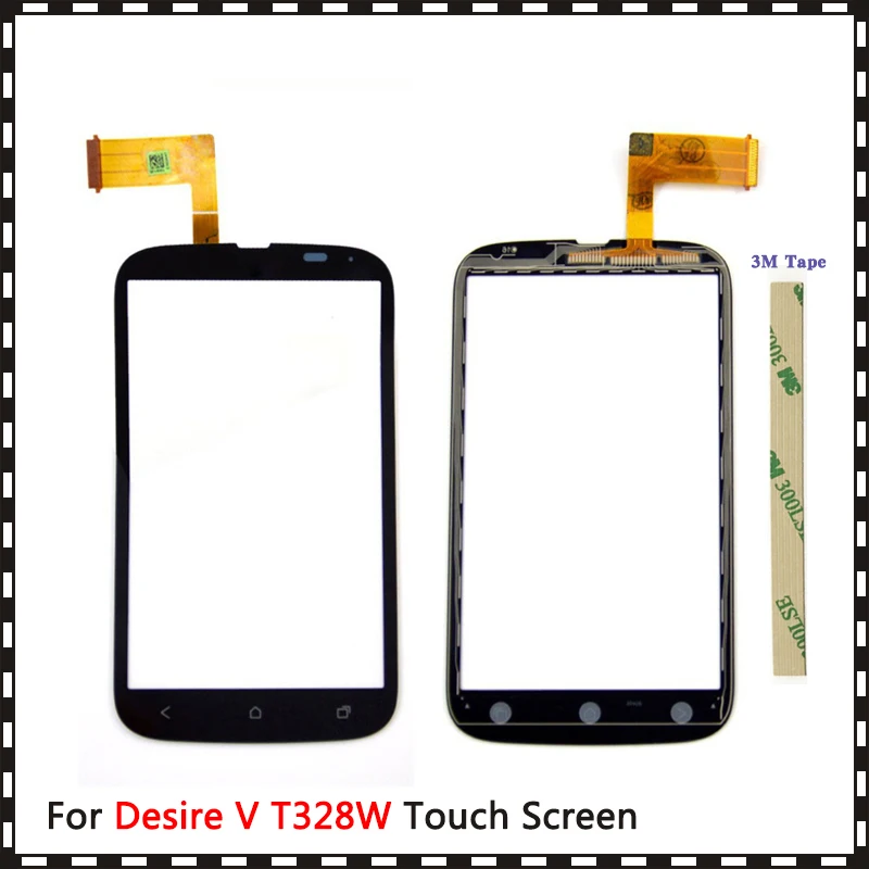 Сменный высококачественный сенсорный экран 4 0 дюйма для HTC Desire V T328W дигитайзер