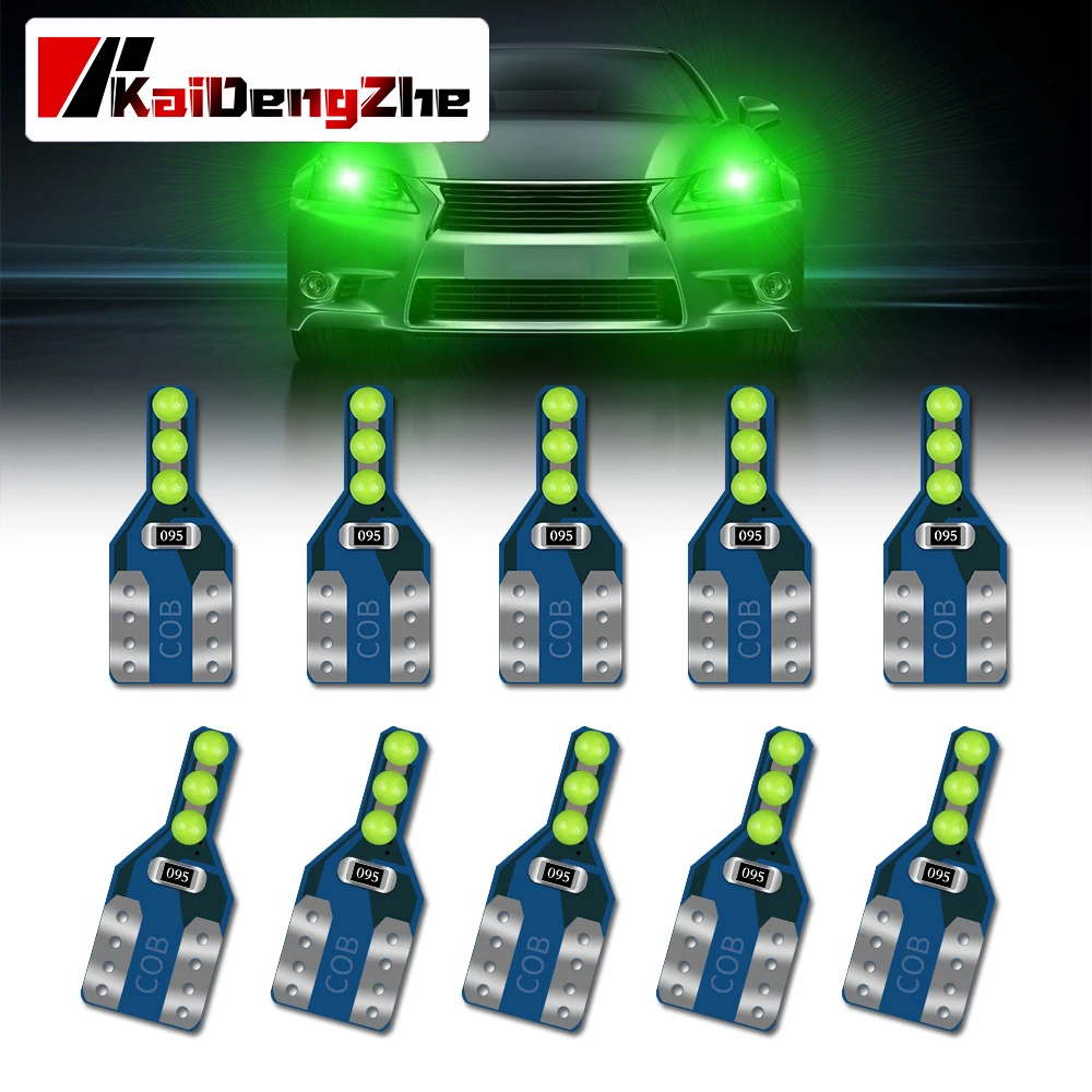 10x Car LED Bulb T10 W5W LED Signal Light Canbus 12-24V Auto Claerance Wedge Side Reverse Lamps COB 6 SMD Green No error
10x Car LED Bulb T10 W5W LED Signal Light Canbus 12-24V Auto Claerance Wedge Side Reverse Lamps COB 6 SMD Green No error