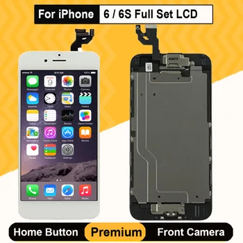 Grade AAA Full Set LCD For iPhone 6 6s Display Full Set Digitizer Assembly 3D Touch Screen Replacement Front Camera Ear Speaker
Grade AAA Full Set LCD For iPhone 6 6s Display Full Set Digitizer Assembly 3D Touch Screen Replacement Front Camera Ear Speaker
