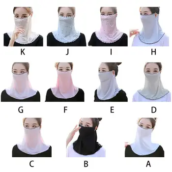 Women Outdoor Breathable Face Cover Dustproof and Windproof Protector Thin Veil A2UA 
Women Outdoor Breathable Face Cover Dustproof and Windproof Protector Thin Veil A2UA