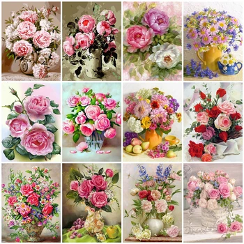AZQSD Unframe DIY Coloring By Numbers Floral Home Decoration Acrylic Paint Oil Painting By Numbers On Canvas Vase Unique Gift
AZQSD Unframe DIY Coloring By Numbers Floral Home Decoration Acrylic Paint Oil Painting By Numbers On Canvas Vase Unique Gift
