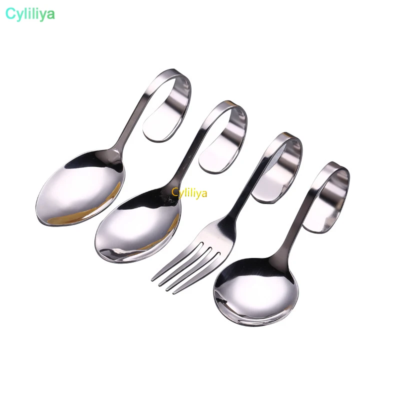 120pcs Stainless Steel Bend Flatware Creative Curved Handle Cutlery Bent Fork Spoon Tableware For Dessert Kitchen Accessories
120pcs Stainless Steel Bend Flatware Creative Curved Handle Cutlery Bent Fork Spoon Tableware For Dessert Kitchen Accessories