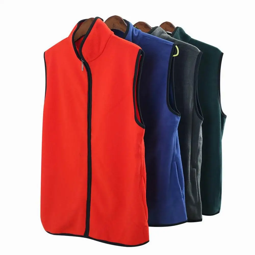 Warm Vest Winter Full-Zip Fleece Vest Warm Stand Collar Spring Soft Solid Color Vest with Pockets 40P
Warm Vest Winter Full-Zip Fleece Vest Warm Stand Collar Spring Soft Solid Color Vest with Pockets 40P